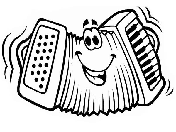 accordion coloring pages - photo #16