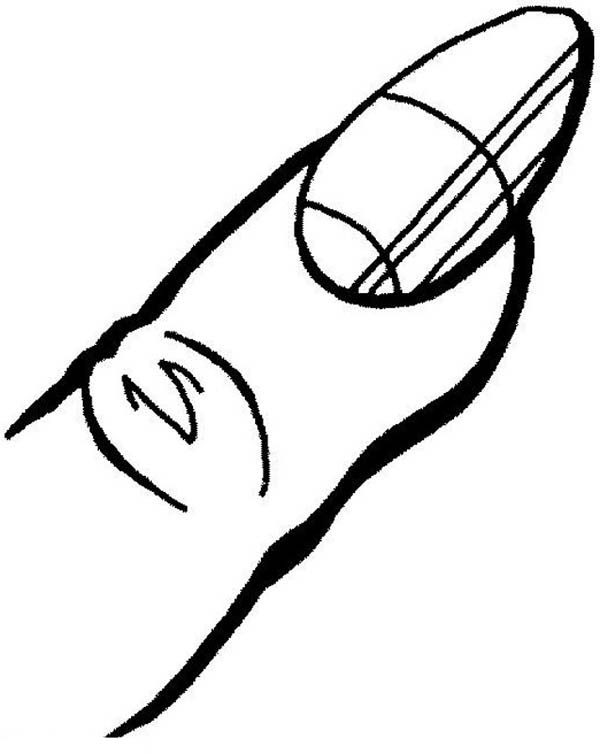 nail manicure coloring pages - photo #26