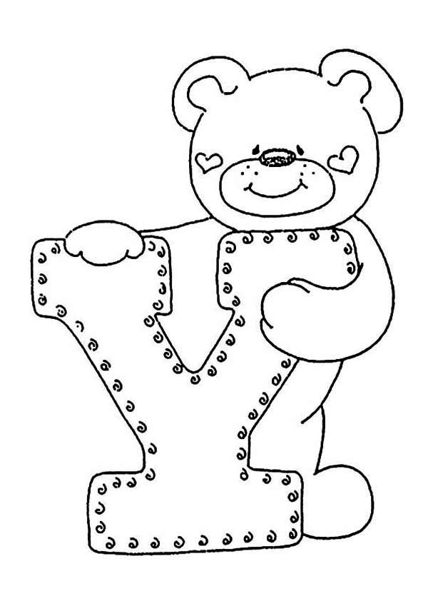 Letter Y Coloring Page Yeti Yoghurt Yak Yoga Color It In ...