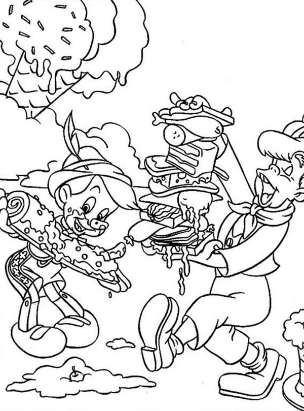 a lot of food coloring pages - photo #3