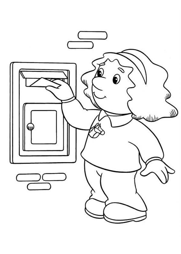 mailbox coloring pages - photo #26