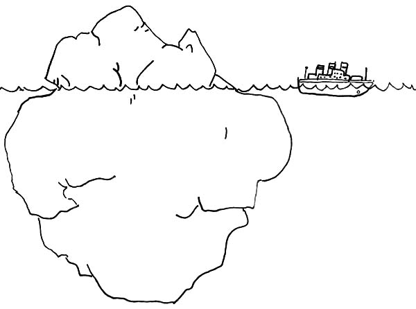 iceberg coloring pages - photo #6