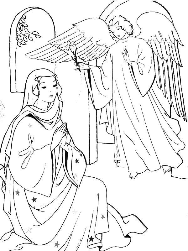 gabriel angel coloring pages - photo #25