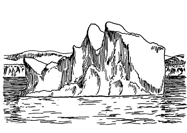 iceberg coloring pages - photo #34