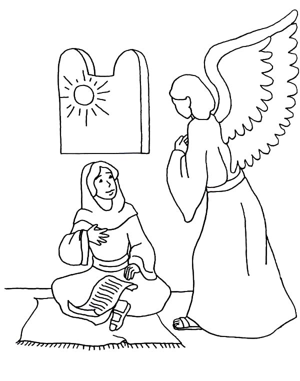 gabriel angel coloring pages - photo #47
