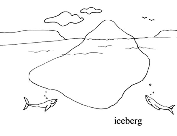iceberg coloring pages - photo #9
