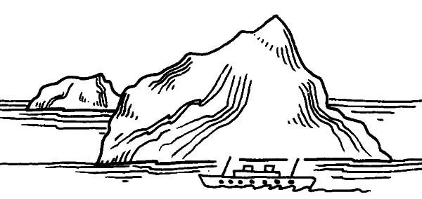 iceberg coloring pages - photo #39