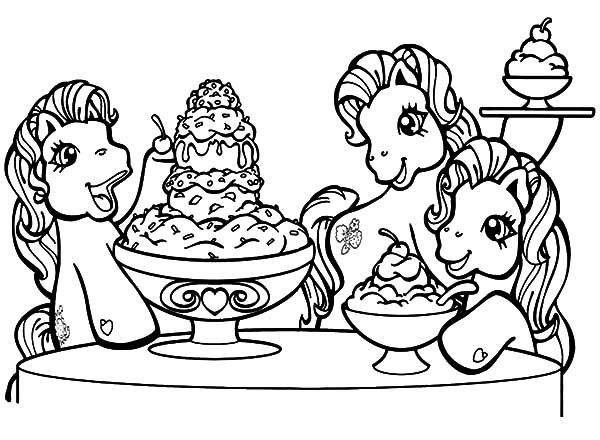 ice cream store coloring pages - photo #26