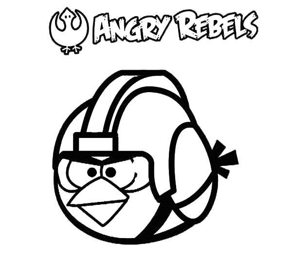 Angry Bird Star Wars, : Angry Bird Star Wars Coloring Pages