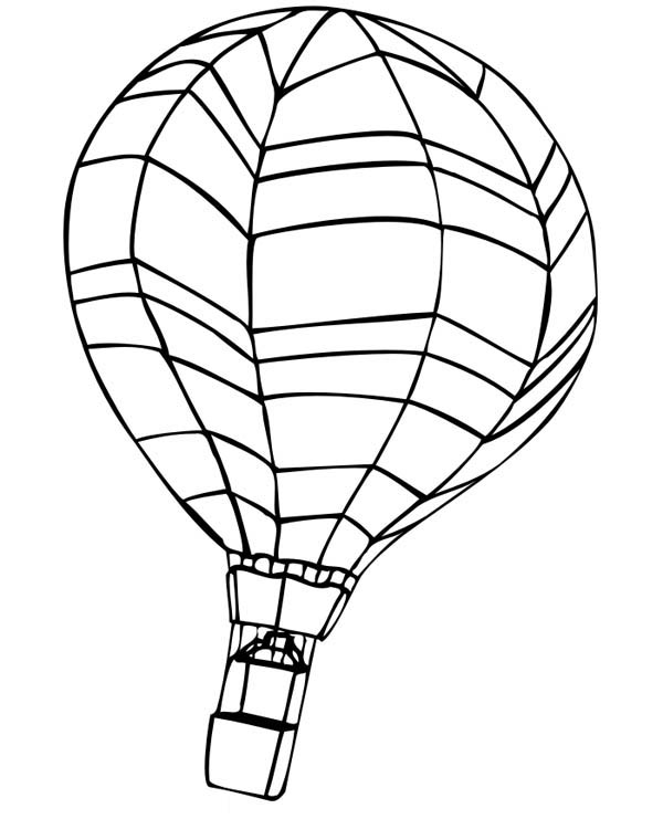 Hot Air Balloon, : Awesome Hot Air Balloon Coloring Pages