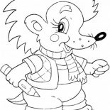 Hedgehogs, Baby Hedgehog Spikey Hair Coloring Pages: Baby Hedgehog Spikey Hair Coloring Pages