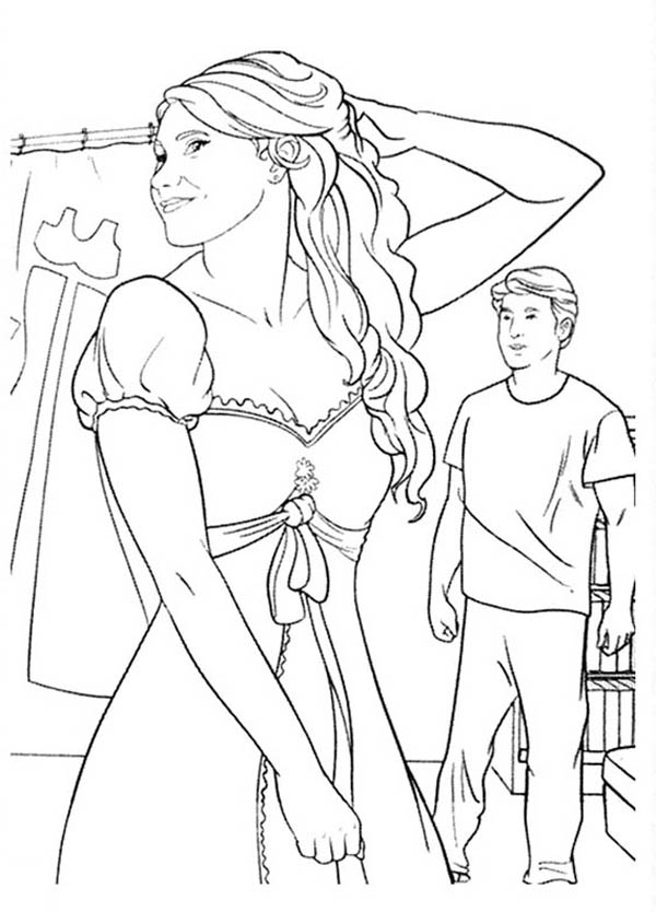 Enchanted, : Enchanted the Movie Coloring Pages