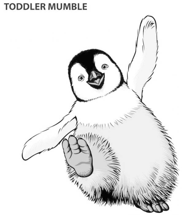 Happy Feet, : Happy Feet the Toddler Mumble Coloring Pages