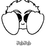 Neopets, Cute JubJub Neopets Coloring Pages: Cute JubJub Neopets Coloring Pages