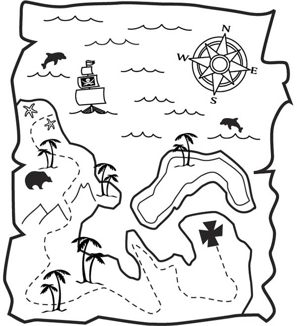 Maps, : Guidance Maps Coloring Pages