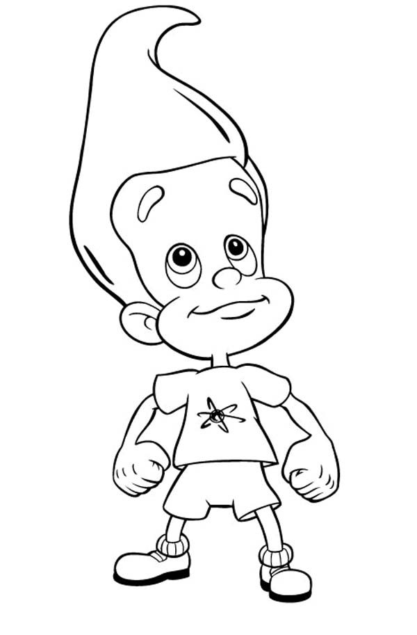 Jimmy Neutron, : Jimmy Neutron is so Cool Coloring Pages