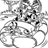 Mickey Mouse Safari, Looking For Right Direction In Mickey Mouse Safari Coloring Pages: Looking for Right Direction in Mickey Mouse Safari Coloring Pages