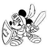 Mickey Mouse Safari, Mickey Mouse Safari Coloring Pages Mickey Le Chevalier: Mickey Mouse Safari Coloring Pages Mickey le Chevalier
