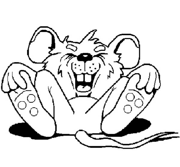 Mouse and Rat, : Mouse and Rat Laughing Out Loud Coloring Pages