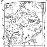 Treasure Maps Coloring Pages For Kids Bulk Color