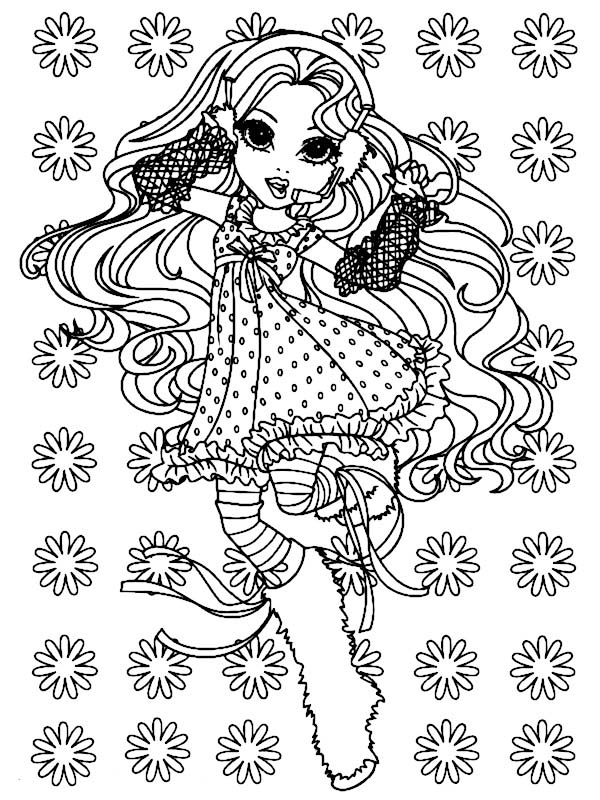 Moxie Girlz, : Sophina at Dance Club in Moxie Girlz Coloring Pages