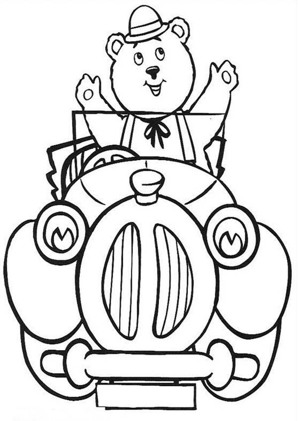 Noddy, : Teddy Tubby Bear Pick Noddy Coloring Pages