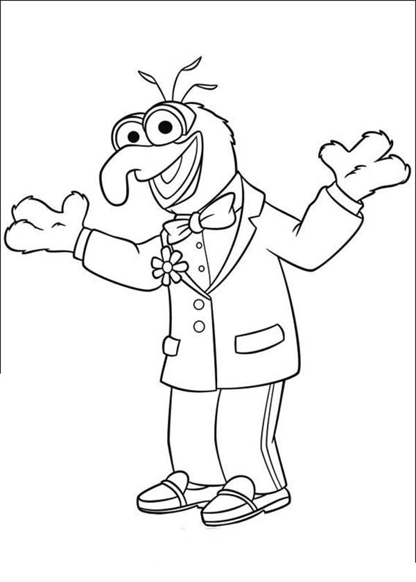 The Muppets, : The Great Gonzo Awesome Style The Muppets Coloring Pages