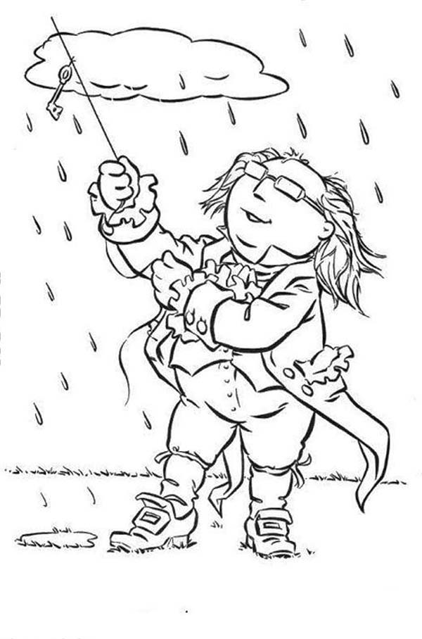 The Muppets, : The Muppets Show Doing Science in the Middle of the Rain Coloring Pages