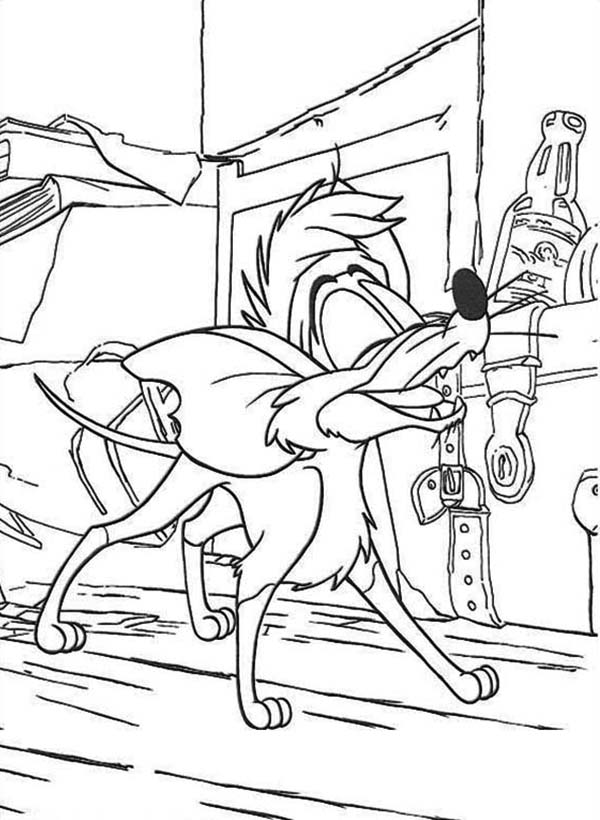 Oliver and Company, : Tito Big Smile in Oliver and Company Coloring Pages