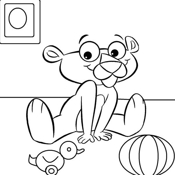 Pink Panther, : Baby Pink Panther Coloring Pages