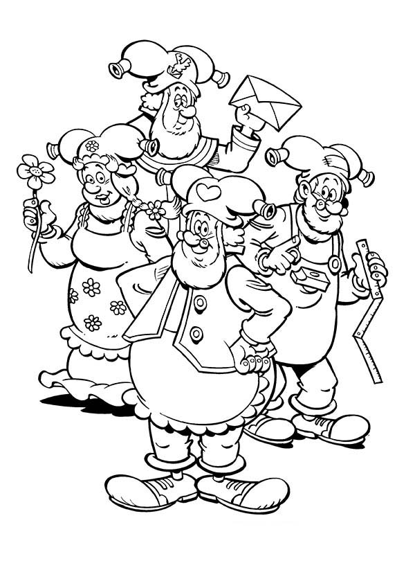Plop the Gnome, : Plop the Gnome and Friends Coloring Pages