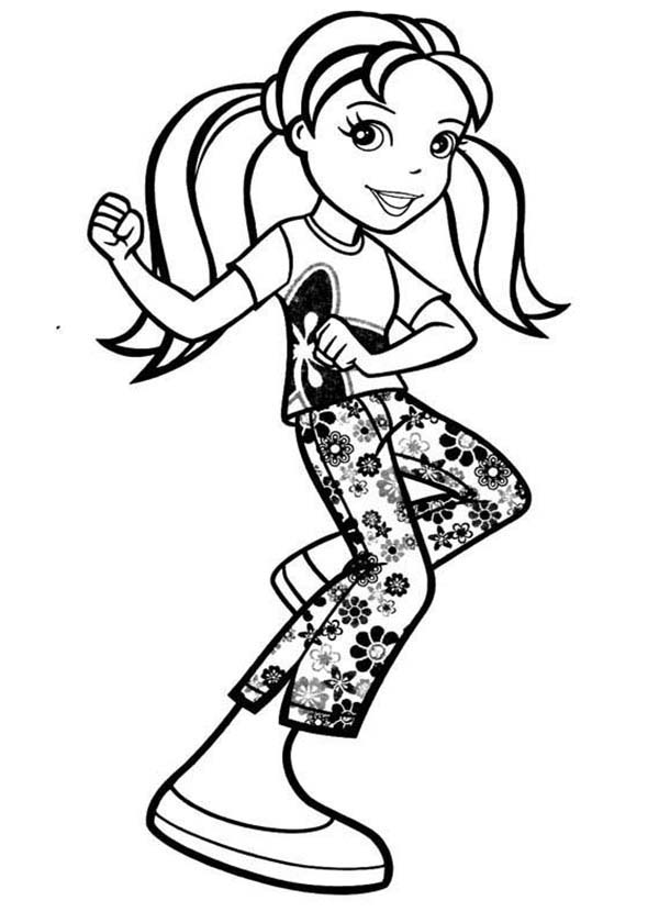 Polly Pocket, : Polly Pocket Kung Fu Style Coloring Pages