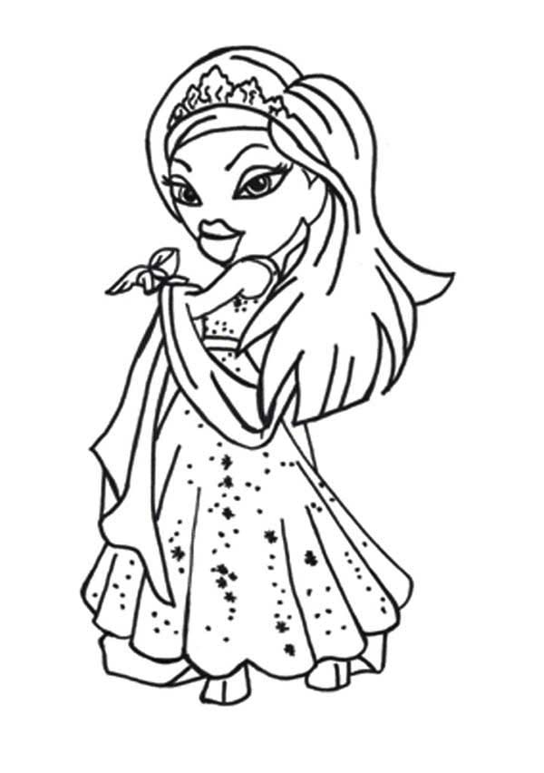 Princesses Birthday, : Preschool Princesses Birthday Picture Coloring Pages