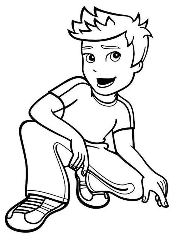 Polly Pocket, : Rick Fancy Shoes in Polly Pocket Coloring Pages
