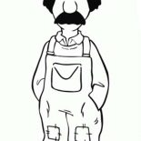 Postman Pat, Ted Glen Is The Handyman From Postman Pat Coloring Pages: Ted Glen is the Handyman from Postman Pat Coloring Pages