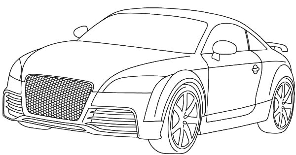 Audi Cars, : Audi Cars TT Type Coloring Pages