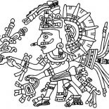 Aztec, Aztec Xochipilli Coloring Pages: Aztec Xochipilli Coloring Pages