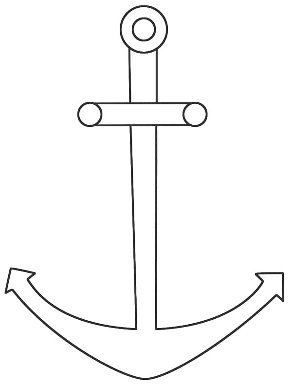 Anchor, : How to Draw Anchor Coloring Pages
