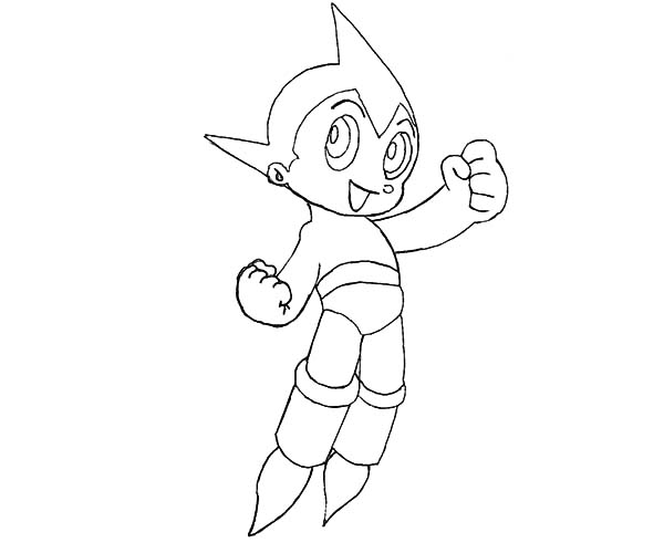 Astro Boy, : How to Draw Astro Boy Coloring Pages