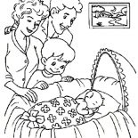 Babies, Welcoming New Member Of Family Babies Coloring Pages: Welcoming New Member of Family Babies Coloring Pages