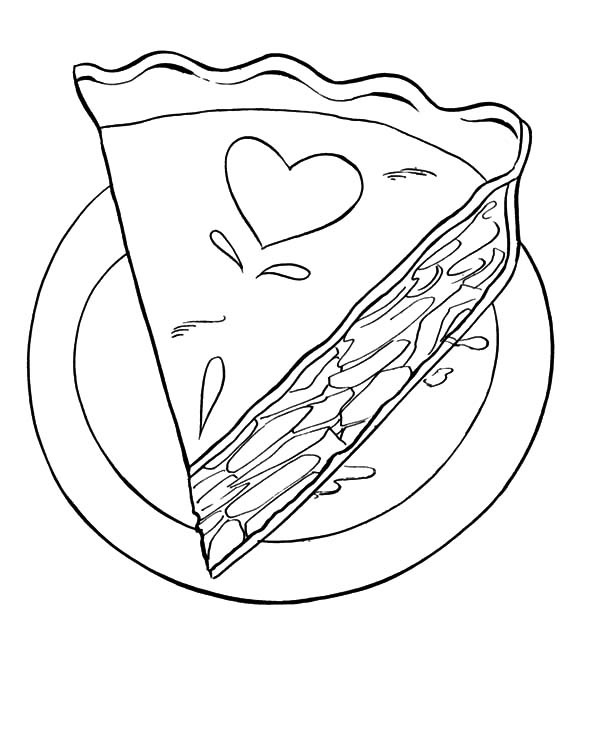Apple Pie, : Yummy Apple Pie Coloring Pages